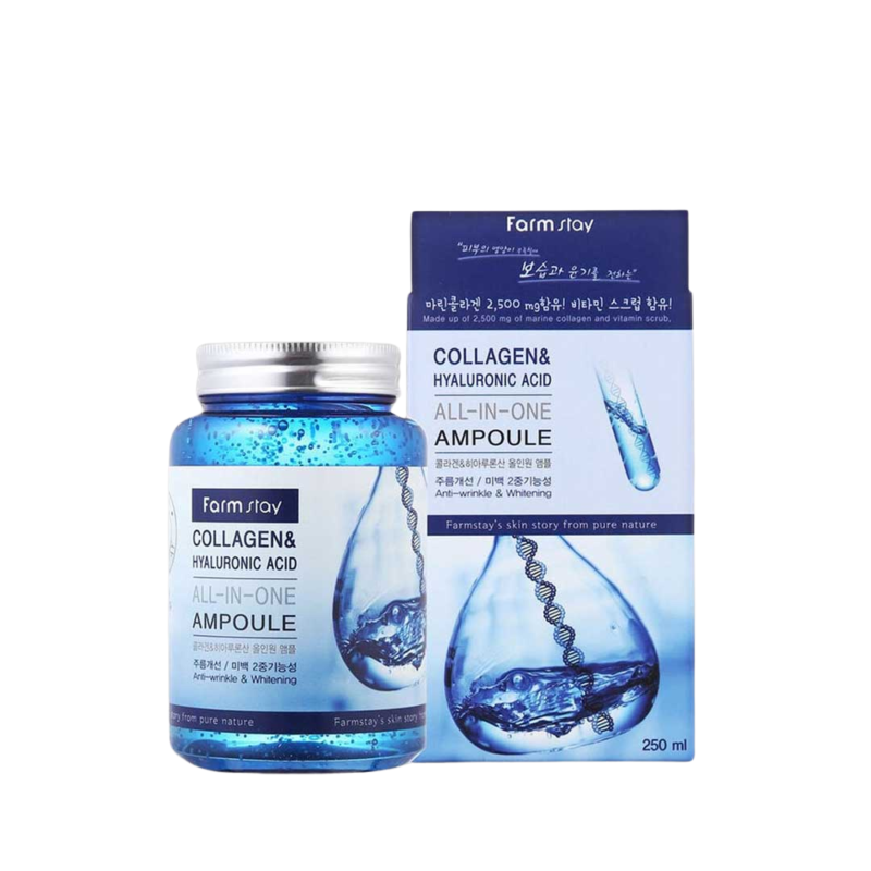 Farmstay Collagen & Hyaluronic Acid All-in-One Ampoule 250ml